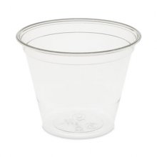 EarthChoice Recycled Clear Plastic Cold Cups, 9 oz, Clear, 975/Carton