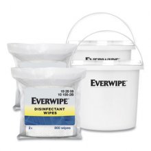 Disinfectant Wipes, 6 x 8, 800/Dispenser Bucket, 2 Buckets/Carton
