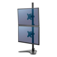 Professional Series Freestanding Dual Stacking Monitor Arm, For 32" Monitors, 15.3" x 35.5" x 11", Black, Supports 17 lb