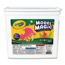 Model Magic Modeling Compound, 8 oz Packs, Assorted Neon Colors, 4 Packs/Box
