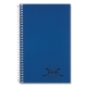 Single-Subject Wirebound Notebooks, 1 Subject, Medium/College Rule, Kolor Kraft Blue Front Cover, 7.75 x 5, 80 Sheets