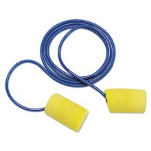 E-A-R Classic Earplugs, Corded, PVC Foam, Yellow, 200 Pairs