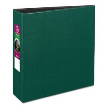 Durable Non-View Binder with DuraHinge and Slant Rings, 3 Rings, 3" Capacity, 11 x 8.5, Green