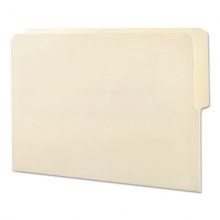Heavyweight Manila End Tab Folders, 9" High Front, 1/2-Cut Tabs: Top, Letter Size, 0.75" Expansion, Manila, 100/Box