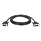 VGA Monitor Extension Cable, 640 x 480 (HD15 M/F), 6 ft., Black