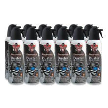 Disposable Compressed Air Duster, 7 oz Can, Dozen