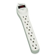 Protect It! Home Computer Surge Protector, 6 Outlets, 2 ft Cord, 180 Joules