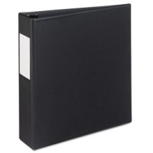 Durable Non-View Binder with DuraHinge and Slant Rings, 3 Rings, 2" Capacity, 11 x 8.5, Black