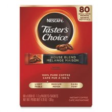 Taster's Choice Stick Pack, House Blend, 80/Box