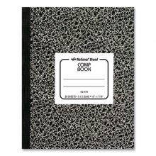 Composition Book, Quadrille Rule, Black Marble Cover, 10 x 7.88, 80 Sheets