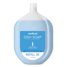 Dish Soap Refill Tub, Sea Minerals Scent, 54 oz Tub, 4/Carton