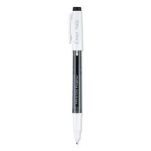 FriXion Fineliner Erasable Porous Point Pen, Stick, Fine 0.6 mm, Black Ink, Black Barrel, Dozen