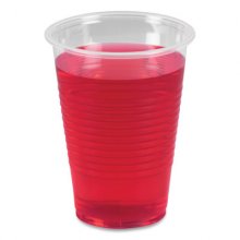 Translucent Plastic Cold Cups, 9 oz, Polypropylene, 100 Cups/Sleeve, 25 Sleeves/Carton
