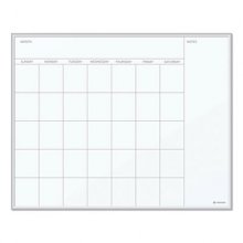 Magnetic Dry Erase Undated One Month Calendar Board, 20 x 16, White