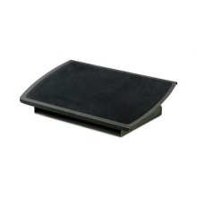 Adjustable Steel Footrest, Nonslip Surface, 22w x 14d x 4-3/4h, Black/Charcoal
