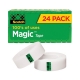 Magic Tape Value Pack, 1" Core, 0.75" x 83.33 ft, Clear, 24/Pack