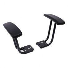 Alera Fixed T-Arms for Interval and Essentia Series Chairs and Stools, Black