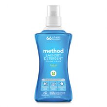 Laundry Detergent, Fresh Air Scent, 53.5 oz Bottle, 4/Carton