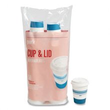 Plastic Cold Cups, 16 oz, Blue, 50/Pack