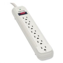 Protect It! Surge Protector, 7 Outlets, 25 ft Cord, 1080 Joules, Light Gray