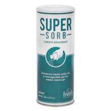 Super-Sorb Liquid Spill Absorbent, Lemon Scent, 720 oz, 12 oz Shaker Can