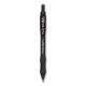 Profile Ballpoint Pen, Retractable, Medium 1 mm, Black Ink, Translucent Black Barrel, Dozen