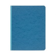 Pressboard Report Cover with Tyvek Reinforced Hinge, Two-Piece Prong Fastener, 3" Capacity, 8.5 x 11, Light Blue/Light Blue