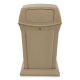 Ranger Fire-Safe Container, Square, Structural Foam, 35 gal, Beige