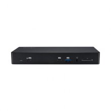 SD4850P USB-C 10 Gbps Dual Video Driverless Docking Station, Black