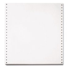 Computer Printout Paper, 1-Part, 20 lb Bond Weight, 9.5 x 11, White, 2,700/Carton