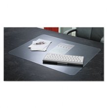 KrystalView Desk Pad with Antimicrobial Protection, Matte Finish, 24 x 19, Clear