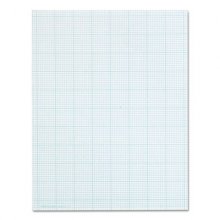 Cross Section Pads, Cross-Section Quadrille Rule (10 sq/in, 1 sq/in), 50 White 8.5 x 11 Sheets