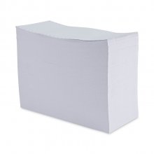 Continuous-Feed Index Cards, Unruled, 3 x 5, White, 4,000/Carton