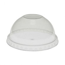 EarthChoice Strawless RPET Lid, Dome Lid, Fits 9 oz to 20 oz "A" Cups, Clear, 900/Carton