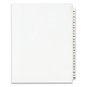 Preprinted Legal Exhibit Side Tab Index Dividers, Avery Style, 25-Tab, 76 to 100, 11 x 8.5, White, 1 Set, (1333)