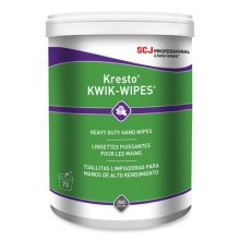 Kresto KWIK-WIPES, Cloth, 7.9 x 5.7, Citrus, 70/Pack, 6 Packs/Carton
