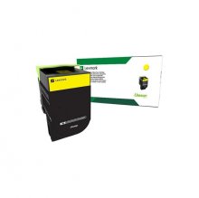 Lexmark CS310 CS410 CS510 High Yield Yellow Return Program Toner Cartridge for US Government (3 000 Yield) (TAA Compliant Version of 70C1HY0)