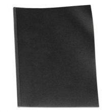 VeloBind Presentation Covers, Black, 11 x 8.5, Punched & Scored, 50/Pack