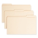 Top Tab Fastener Folders, 1/3-Cut Tabs: Assorted, 1 Fastener, Legal Size, 11-pt Manila Exterior, 50/Box