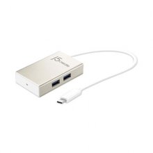 USB-C 4-Port Hub, Silver