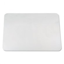 KrystalView Desk Pad with Antimicrobial Protection, Glossy Finish, 38 x 24, Clear