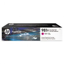 HP 981Y, (L0R14A) Extra High-Yield Magenta Original PageWide Cartridge