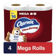 Ultra Strong Bathroom Tissue, Septic Safe, 2-Ply, White, 264 Sheet/Roll, 4/Pack, 6 Packs/Carton
