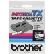 Brother 9mm (3/8") Black on White Laminated Tape (15m/50') (1/Pkg) For use in TX P-Touch: PC/30/35/8000