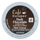 Cafe Escapes Dark Chocolate Hot Cocoa K-Cups, 24/Box