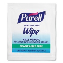 Premoistened Sanitizing Hand Wipes, Individually Wrapped, 5 x 7, 1,000/Carton