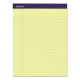 Legal Ruled Pads, Narrow Rule, 50 Canary-Yellow 8.5 x 11.75 Sheets, 4/Pack