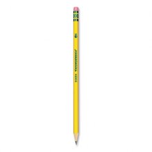 Pre-Sharpened Pencil, HB (#2), Black Lead, Yellow Barrel, Dozen