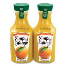 Orange Juice Pulp Free, 52 oz Bottle, 2/Pack, Delivered in 1-4 Business Days