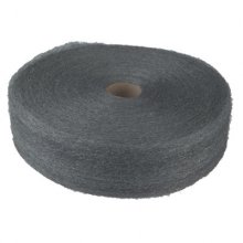 Industrial-Quality Steel Wool Reel, #3 Coarse, 5 lb Reel, Steel Gray, 6/Carton
